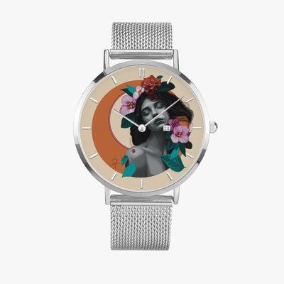 Arte y Tiempo: Reloj de Acero Inoxidable