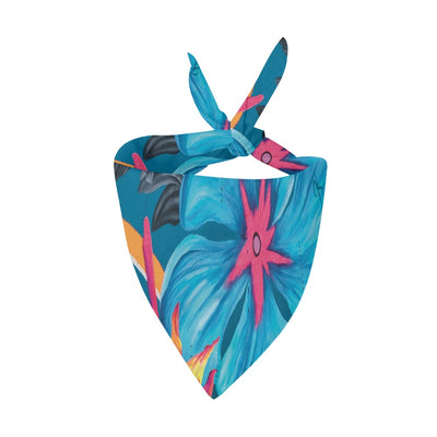 Bandana de mascotas - Mural flores playeras