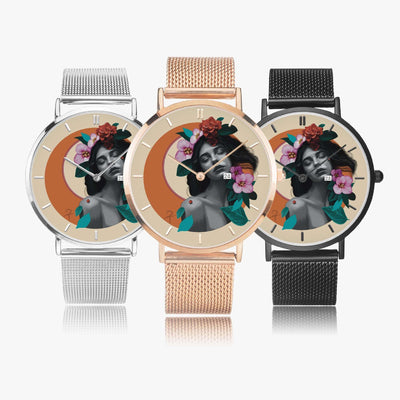 Arte y Tiempo: Reloj de Acero Inoxidable