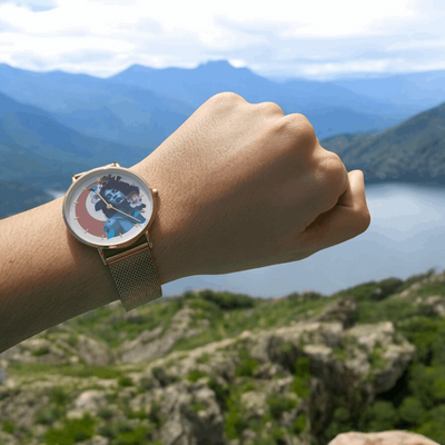 Arte y Tiempo: Reloj de Acero Inoxidable